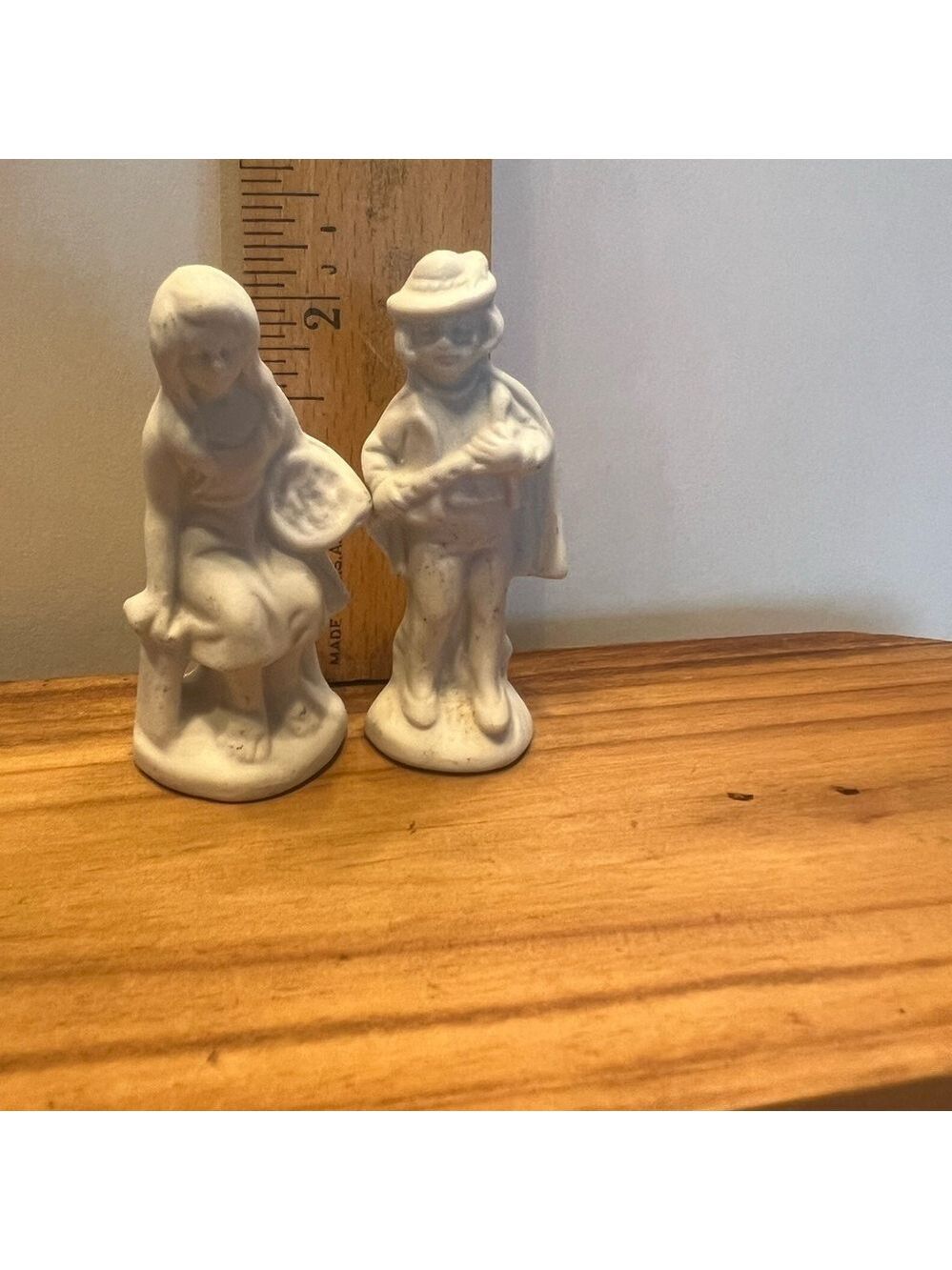 Bisque lot of 2 figures. Male and female.